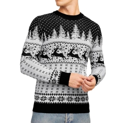 Pull de Noël Marine/Blanc Homme Jack & Jones Gabriel