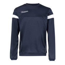 Sweat Marine/Blanc Homme Kappa Lido