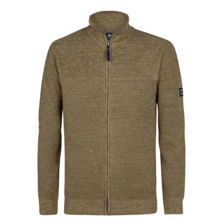 Sweat Zippé Beige Homme Petrol Industries Collar