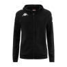 Sweat Zippé Noir Homme Kappa Divieto