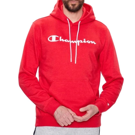 Sweat à Capuche Rouge Homme Champion Hoded