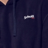 Sweat à capuche Marine Homme Schott Micro Polar