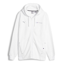 Sweat Blanc à capuche Homme Puma Bmw