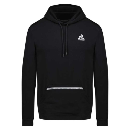 Sweat à Capuche Noir Homme Le Coq Sportif Training Hoody N°2