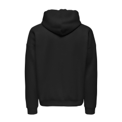 Sweat Zippé Noir Homme Only & Sons Chase