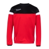 Sweat Rouge/Noir Homme Kappa Lido
