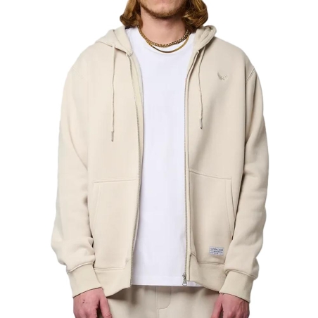 Sweat Zippé Beige Homme Kaporal BOLY