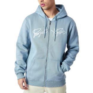 Sweat Zippé Bleu Homme Project X Paris Broderie Origin