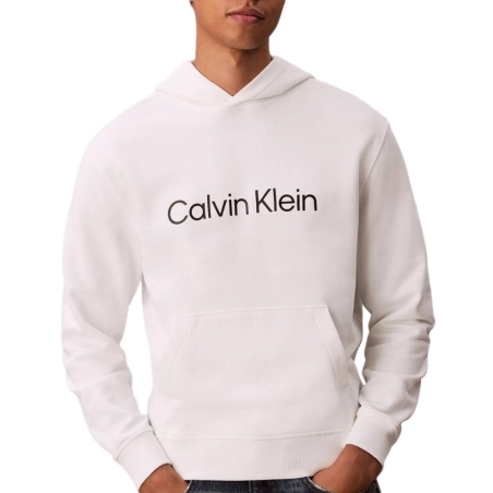 Sweat Blanc Homme Calvin Klein Jeans Standard LV14LD231G