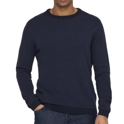 Pull Marine Homme Only & Sons Tapa Reg 12