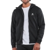 Sweat Zippé Noir Mixte Converse Brushed