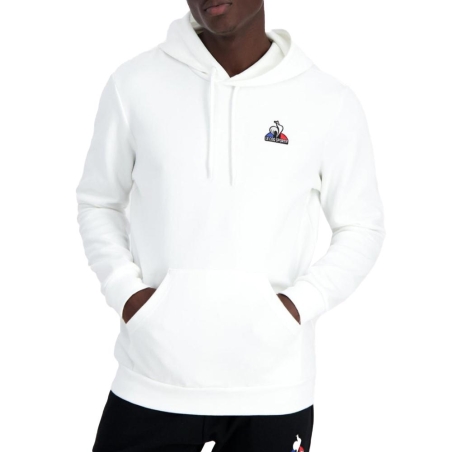 Sweat Blanc Homme Le Coq Sportif Hoody