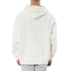 Sweat à Capuche Blanc Homme Converse Elevated Logo Graphic