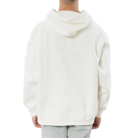 Sweat à Capuche Blanc Homme Converse Elevated Logo Graphic