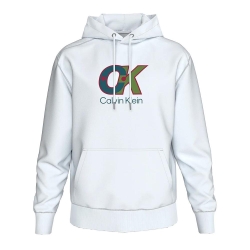 Sweat Blanc Homme Calvin Klein Jeans Terrys