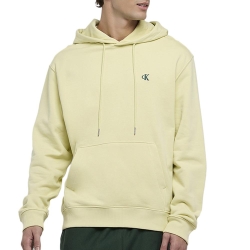 Sweat à Capuche Jaune Homme Calvin Klein Jeans 350 Terry Monog