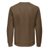 Sweat Marron Homme Only & Sons Chase