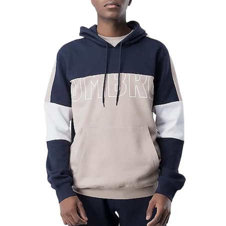 Sweat Marine/Beige Homme Umbro Spl Net