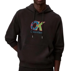 Sweat Noir Homme Calvin Klein Jeans Terrys