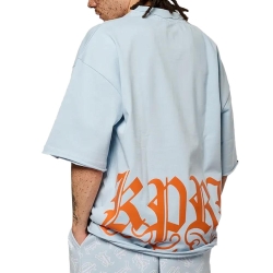 T-Shirt Bleu/Orange Mixte Kaporal VORB