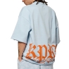 T-Shirt Bleu/Orange Mixte Kaporal VORB