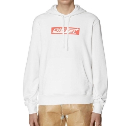 Sweat Blanc Homme Diesel Ginn