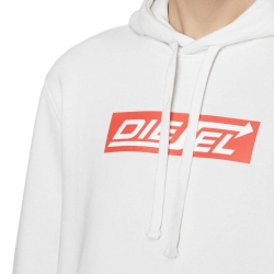 Sweat Blanc Homme Diesel Ginn