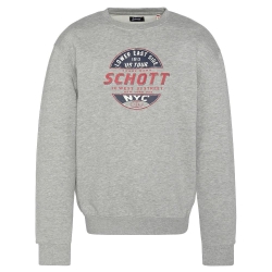 Sweat Gris Homme Schott Rdc Print