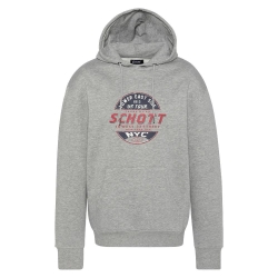 Sweat à Capuche Gris Homme Schott SWHUSTOUR