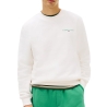 Sweat Blanc Homme Tommy Hilfiger Linear Crew