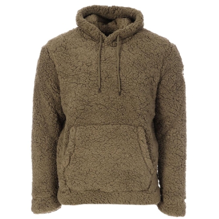 Sweat Sherpa Kaki Homme Paname Brothers Full Zip