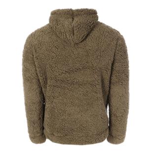 Sweat Sherpa Kaki Homme Paname Brothers Full Zip