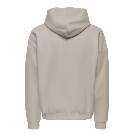 Sweat Zippé Beige Homme Only & Sons Chase
