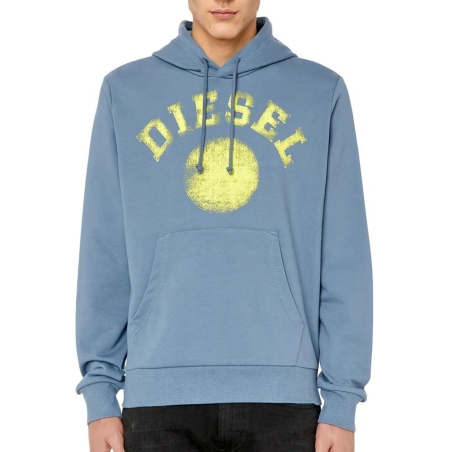 Sweat Bleu Homme Diesel Felpa