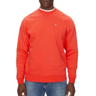 Sweat Orange Homme Tommy Hilfiger Reg Flag Crew