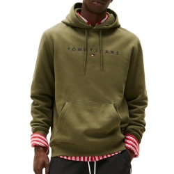 Sweat Kaki Homme Tommy Hilfiger Tjm Reg Linear
