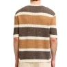 Pull Marron/Blanc Homme Selected 16097853