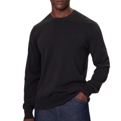 Pull Noir Homme Calvin Klein Jeans Ls Supima