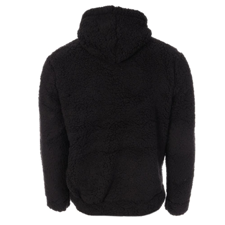 Sweat Sherpa Noir Homme Paname Brothers Full Zip