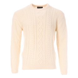 Pull Écru Homme Paname Brothers Irlandais