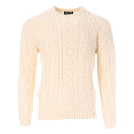 Pull Écru Homme Paname Brothers Irlandais