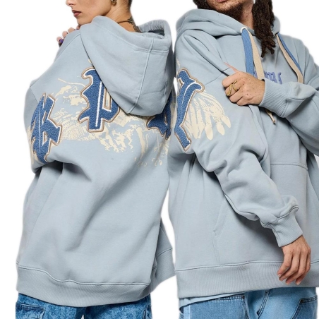 Sweat à Capuche Bleu Homme Kaporal SALTO