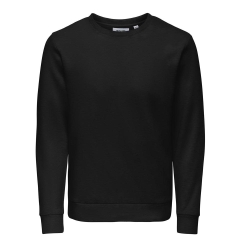 Sweat Noir Homme Only & Sons Chase