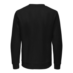 Sweat Noir Homme Only & Sons Chase