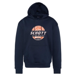 Sweat à Capuche Marine Homme Schott SWHUSTOUR