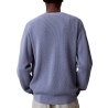 Pull Bleu Clair Homme Calvin Klein Jeans Waffle