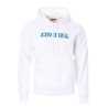 Sweat Blanc/Turquoise Homme Diesel Hood