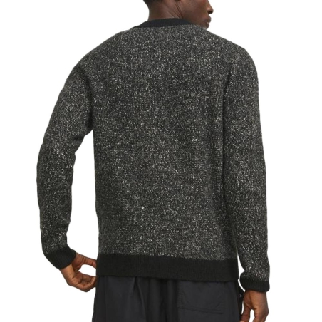 Pull Noir Chiné Homme Jack & Jones Space