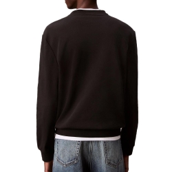 Sweat Noir Homme Calvin Klein Jeans Badge Terry