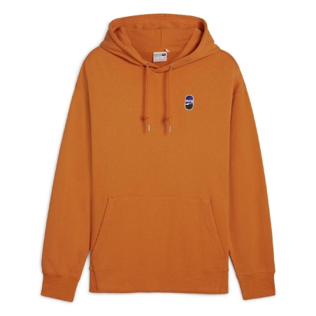 Sweat à Capuche Orange Homme Puma Downtown 180
